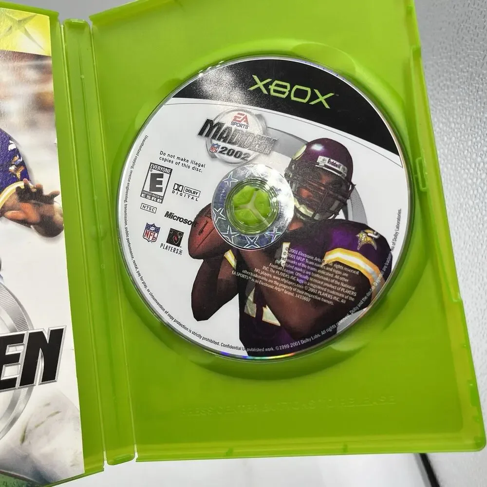 Madden NFL 2002 - Xbox - CIB - Tested and Working!